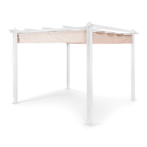 Pantheon Pergola Aluminiumkantrohr 3x3m 4 Eckpfosten wasserabweisend