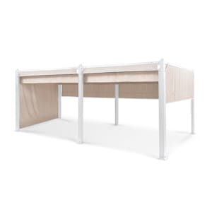 Pantheon Cortina, pavillon avec toit, 3 x 6m, 4 panneaux latéraux