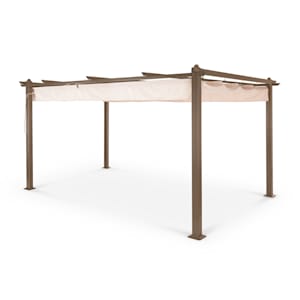 Pantheon Rust, Gazebo, tubi di alluminio, 3x4 m, 4 paletti, idrorepellente