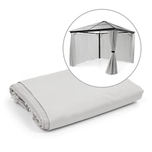 Pantheon Solid Sky, Pareti laterali per gazebo, 3x3, 4 pz., 140g/m²