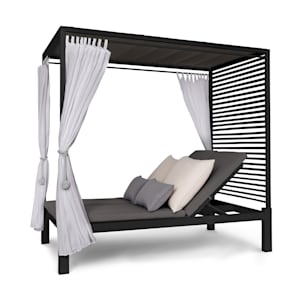 Eremitage Double Lux Sonnenliege 4 Liegepositionen 2 Personen 6 cm Polster