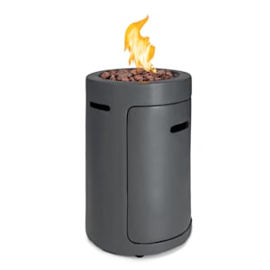 Crete Gas-Feuerstelle 13 kW Flüssiggas Edelstahl