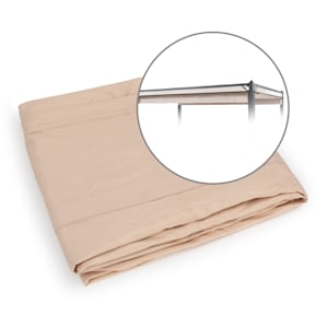 Pantheon Cortina Pergola Ersatzdach 200 g/m² Polyester-Tuch 3x4 m inkl. Seilzug