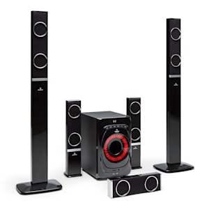 Areal 825 5.1 Lautsprechersystem 200 W RMS BT USB SD AUX Fernbedienung