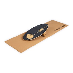 Indoorboard Allrounder Tabla de equilibro + Esterilla + Rodillo Madera/Corcho