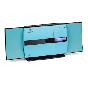 V-20 DAB Vertikal-Stereoanlage Micro-Stereoanlage | Bluetooth-Funktion | NFC-Konnektivität  | CD-Player | USB-Port | DAB+ & UKW-Tuner | RDS | AUX-Eingang | inkl.  Fernbedienung