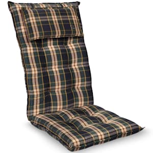 Sylt coussin de fauteuil appuie-tête pour dossier haut Polyester 50x120x9cm