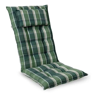 Sylt, čalúnená podložka, podložka na stoličku, podložka na vyššie polohovacie kreslo, vankúš, polyester, 50 × 120 × 9 cm