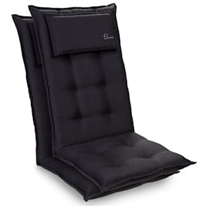 Sylt Cojín acolchado Cojín de exterior para sillas con respaldo alto Almohada Poliéster 50x120x9cm
