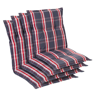 Prato stoelkussen zitkussen lage rug tuinstoel polyester 50x100x8cm