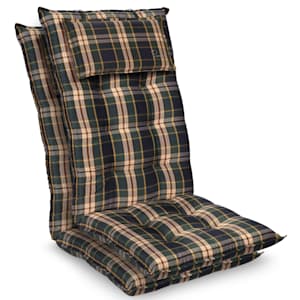 Sylt coussin de fauteuil appuie-tête pour dossier haut Polyester 50x120x9cm
