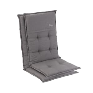 Coburg, Imbottitura, Schienale Alto, Sedia da Giardino, Poliestere, 53x117x9cm
