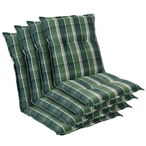 Cojín Prato funda de sillón de jardín de respaldo bajo poliéster 50x100x8cm