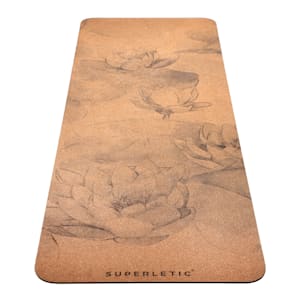 Nyasa Yogamatte 183x0,4x61 cm Naturkautschuk Kork Lotus