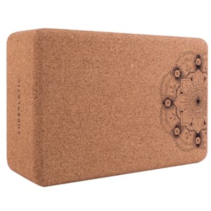 Bindo Professional yogablok 23 x 7,5 x 15 cm cm kurk slipvrij
