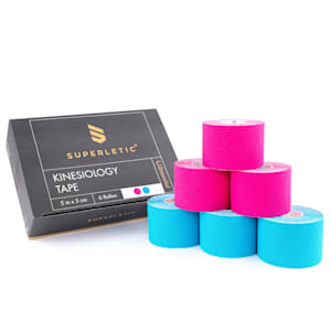 Elek Kinesiotape 6 rollen 5 m x 5 cm katoen en acryl lijmlaag waterproof