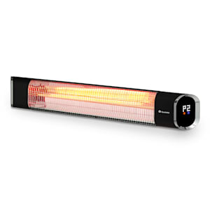 Dark Wave Stufa a infrarossi Tubo di carbonio rivestito d'oro 2000W IP65 Alluminio