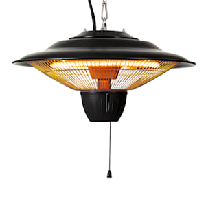 Stufa a infrarossi da soffitto Hitzkopf Tubo di riscaldamento alogeno 2 livelli 750/1500 W