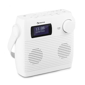 Splash Radio de douche BT DAB+/FM IPX4 Port USB Prise casque Batterie USB-C