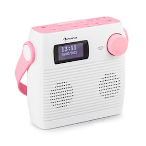 Splash Radio para la ducha BT DAB+/FM IPX4 puerto USB toma de auriculares USB-C batería