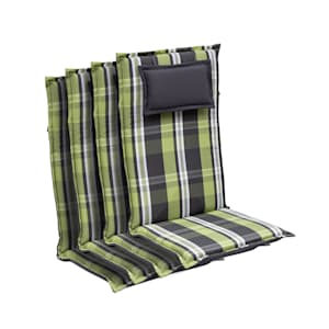 Donau Polsterauflage Sesselauflage Hochlehner Gartenstuhl Polyester 50x120x6cm