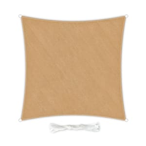 rechteckiges Sonnensegel 5x5 m Polyester luftdurchlässig