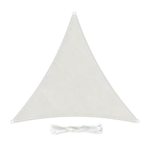 Driehoekig zonnescherm 5x5x5 m polyester luchtdoorlatend