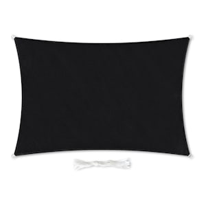 rechteckiges Sonnensegel 3 x 5 m Polyester luftdurchlässig