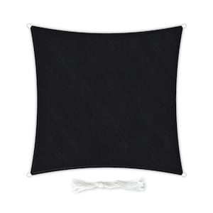 quadratisches Sonnensegel 3 x 3 m Polyester luftdurchlässig