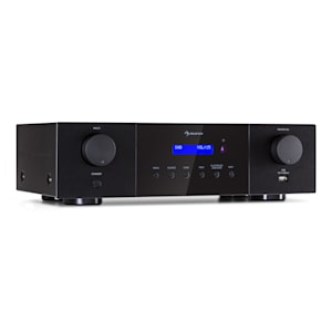 AMP-4000 DAB Hifi-Stereo-Verstärker DAB+-Radio USB Fernbedienung LED-Display