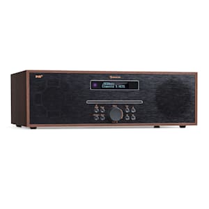 Silver Star CD-DAB 2x20W max. Slot-In CD-Player DAB+ BT Alu
