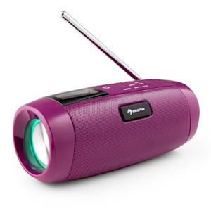 Blaster DAB Radio tragbarer Bluetooth-Lautsprecher DAB/DAB+/FM Akku LCD