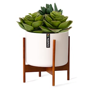 Maceta Thorn con soporte estilo años 50, 2 tamaños