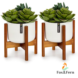 Thorn Blumentopf mit Ständer 2er-Set 50er Jahre Stil