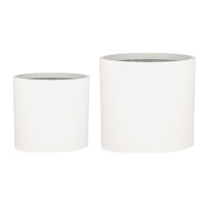Gendt, virágcserép, felső virágcserép, 2 db-os készlet, L / XL méretek, fiberstone, beltér / kültér