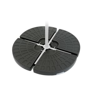 Limousin Sonnenschirmständer-Gewichte 72 kg Leergewichte 4er-Set