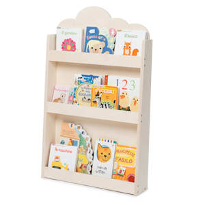 Dotty Natural huis boekenkast Montessori multiplex 60x95x13cm