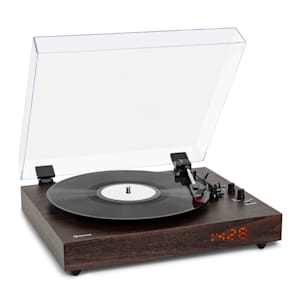 Tocadiscos TT-Classic Chrono, cubierta antipolvo Bluetooth 33/45/78 rpm