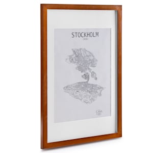 Kenton - Cornice rettangolare, 70 x 50 cm, passepartout, plexiglas