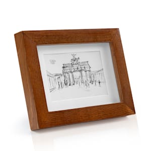Kenton - Cornice rettangolare, 14 x 9 cm, passepartout, vetro