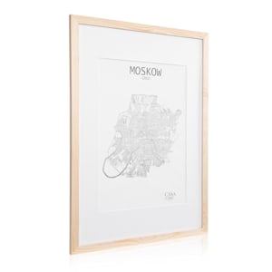 Kenton Fotoram rektangulär DIN A1 passepartout plexiglas