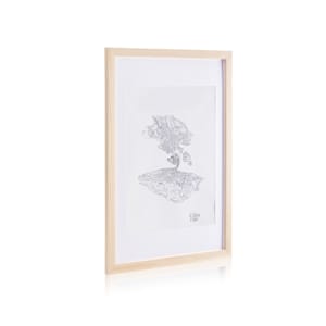 Kenton cadre photo rectangulaire 70 x 50 cm passe-partout plexiglas