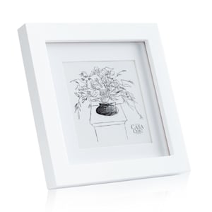 Everton fotolijst vierkant 15 x 15 cm foto's passe-partout glas