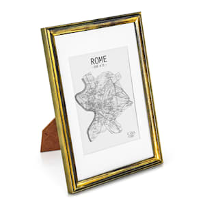 Lancaster cornice, rettangolare, foto DIN A4, passepartout, legno