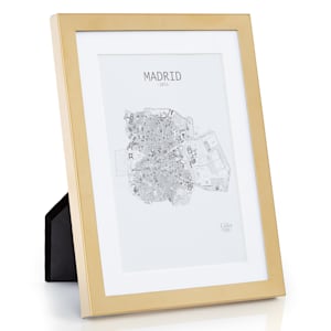 Berwick fotolijst rechthoekig 17 x 12 cm foto's passe-partout glas