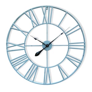 Queensway 80 - Orologio da parete, telaio in metallo, silenzioso, Ø 76 cm