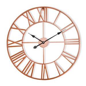 Queensway 80, falióra, fémkeret, csendes, Ø 76 cm