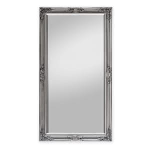 Miroir mural Wembley bois véritable rectangulaire 140 x 75 cm