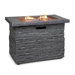 Anafi Gas-Feuerstelle 40.000BTU/13kW Abdeckung Edelstahlbrenner