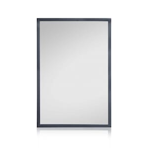 Arsenal Espejo de pared de madera auténtica rectangular 90 x 60 cm